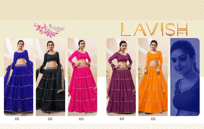 Lavish Vol 1 By Zeel Clothing Wedding Georgette Bulk Lehenga Choli Orders In India